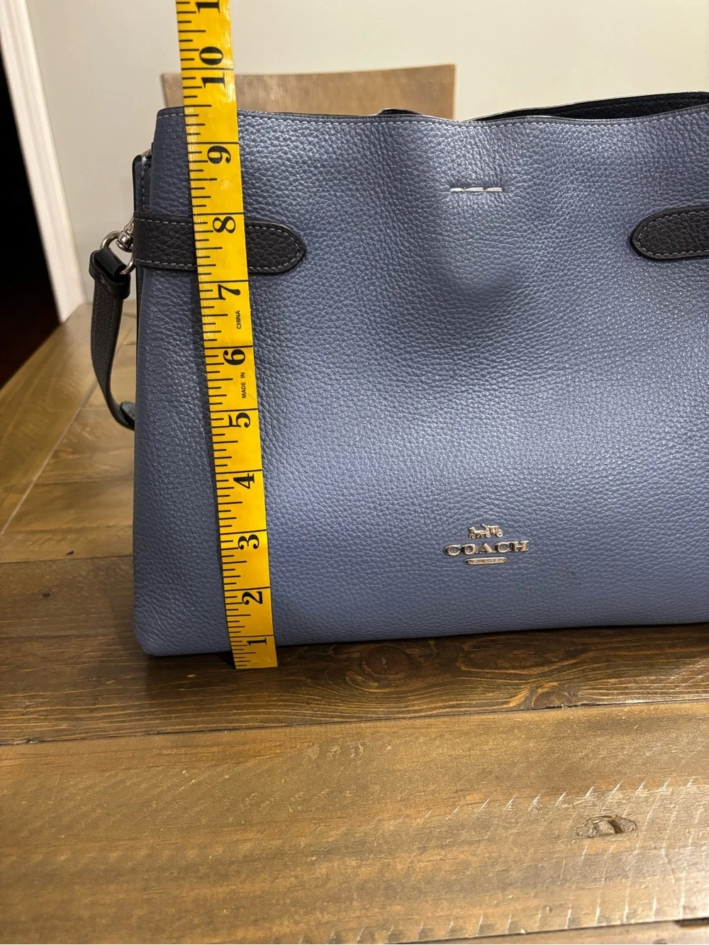 Coach Hanna Pebble Leather Shoulder Bag